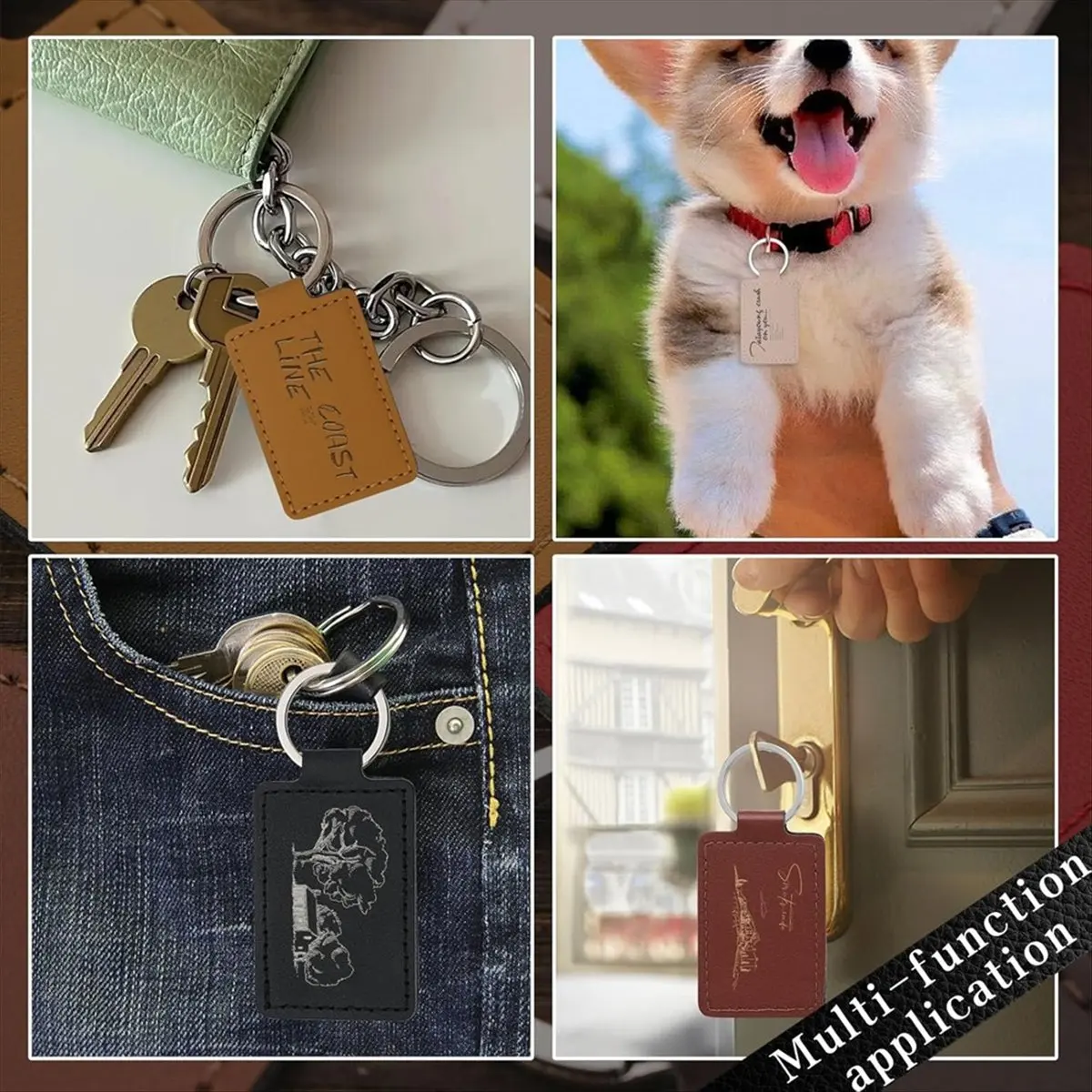 【BAAQ】 60 шт. брелок из искусственной кожи, 6-цветный прямоугольный кожаный брелок, брелок с гравировкой для штамповки, кожаный брелок
【BAAQ】 60 шт. брелок из искусственной кожи, 6-цветный прямоугольный кожаный брелок, брелок с гравировкой для штамповки, кожаный брелок