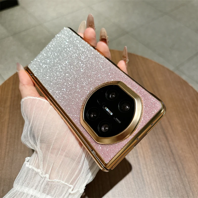 Phone Case For HuaWei Mate X6 Front Protection Film Plating Gradient Glitter Powder Protective PC Hard Shell Hinge Back Cover
Phone Case For HuaWei Mate X6 Front Protection Film Plating Gradient Glitter Powder Protective PC Hard Shell Hinge Back Cover
