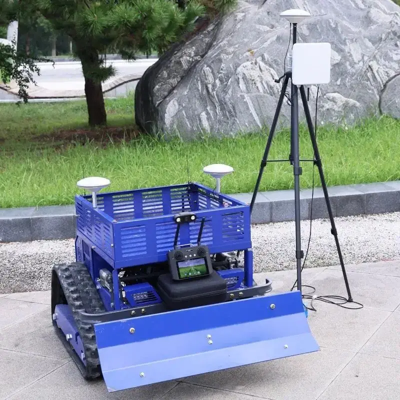 Customized new wireless all terrain 360 degree rotating lawn, garden shrub, household tracked remote-controlled lawn mower
Customized new wireless all terrain 360 degree rotating lawn, garden shrub, household tracked remote-controlled lawn mower