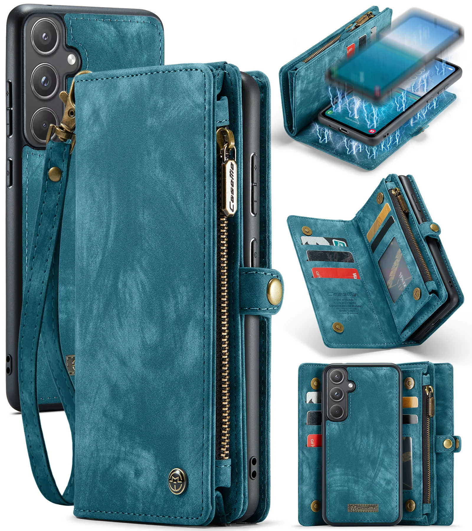 2-in-1 PU Flip Leather Multi functional Wallet Case For Samsung Galaxy A36 A54 shockproof Card Slot Phone Case For Samsung A55
2-in-1 PU Flip Leather Multi functional Wallet Case For Samsung Galaxy A36 A54 shockproof Card Slot Phone Case For Samsung A55