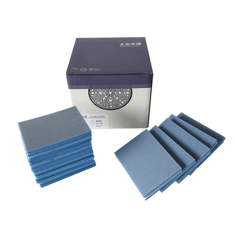 75*100mm Automotive Woodworking Sponge Self-adhesive Sandpaper Fine Polishing 3000 Mesh
75*100mm Automotive Woodworking Sponge Self-adhesive Sandpaper Fine Polishing 3000 Mesh
