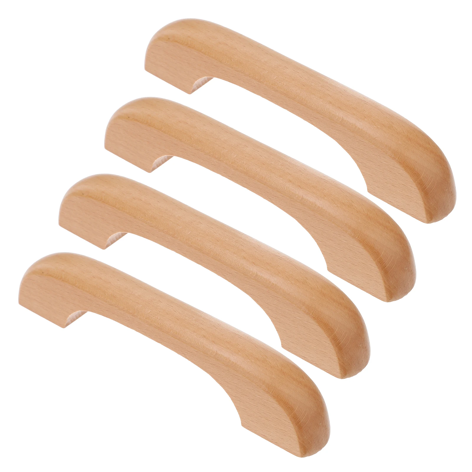 4 Pcs Wooden Cabinet Door Handles Solid Beech Pulls Furniture Hardware Smooth Durable Wardrobe Closet Cupboard
4 Pcs Wooden Cabinet Door Handles Solid Beech Pulls Furniture Hardware Smooth Durable Wardrobe Closet Cupboard