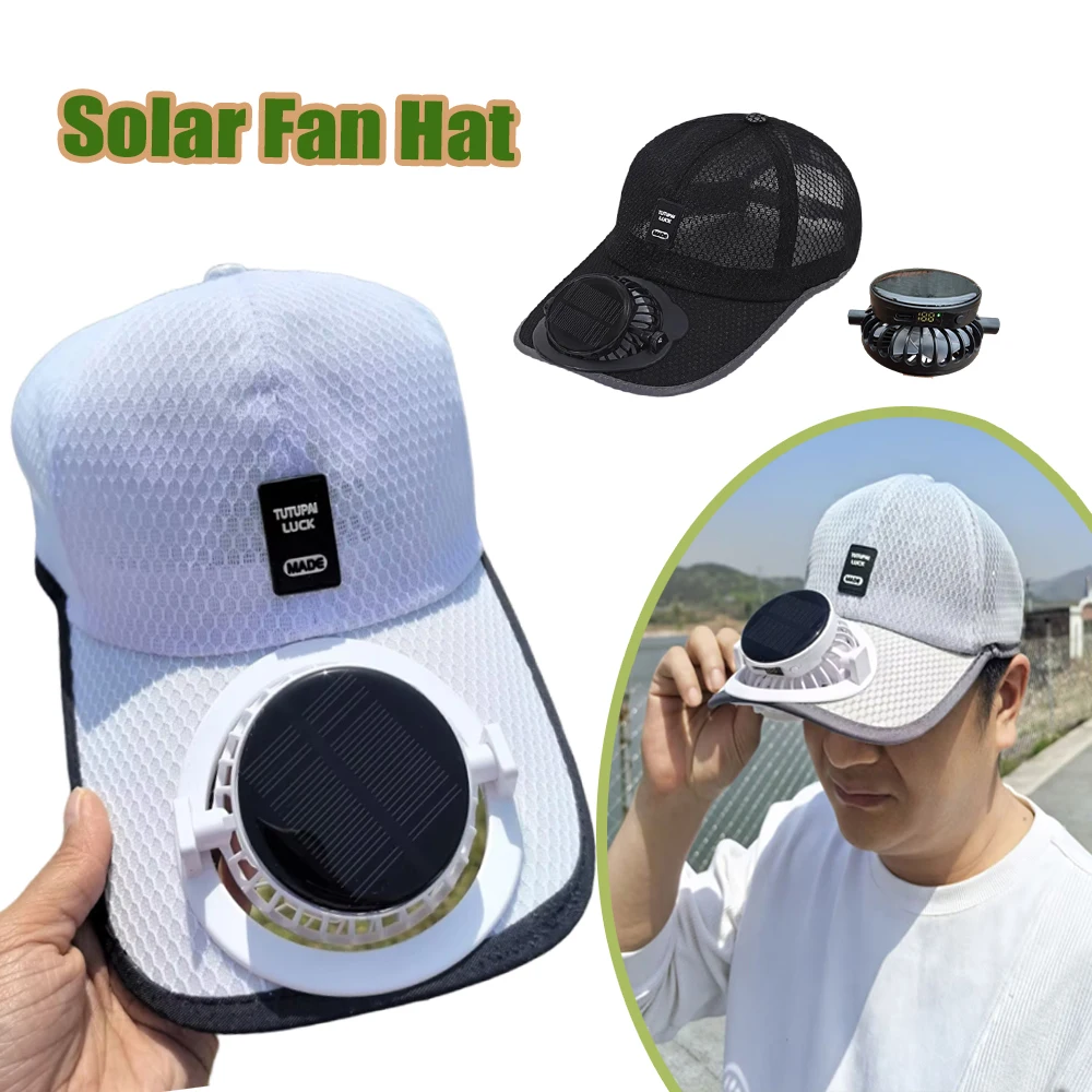 Solar Powered Peak Cap Rechargeable Baseball Cap With Built In Fan USB Rechargeable For Outdoor Hiking Climbing Running
Solar Powered Peak Cap Rechargeable Baseball Cap With Built In Fan USB Rechargeable For Outdoor Hiking Climbing Running