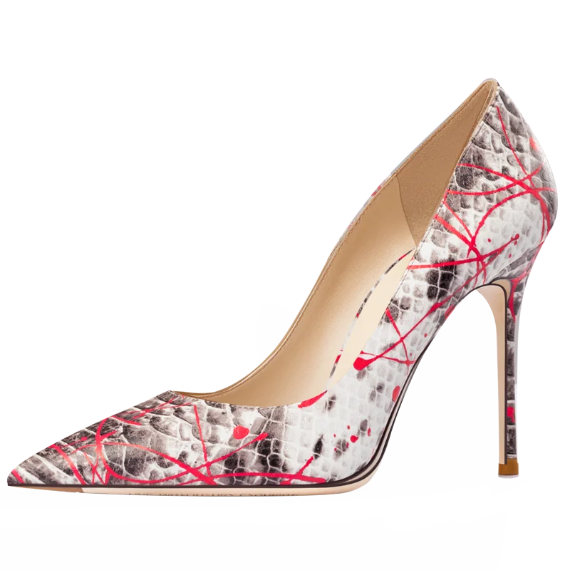 Hltino Wwomen Snake Heels Spring Autumn Pumps Shoes for Party Dress 10cm High Heeled Stilettos Pointed Toe
Hltino Wwomen Snake Heels Spring Autumn Pumps Shoes for Party Dress 10cm High Heeled Stilettos Pointed Toe