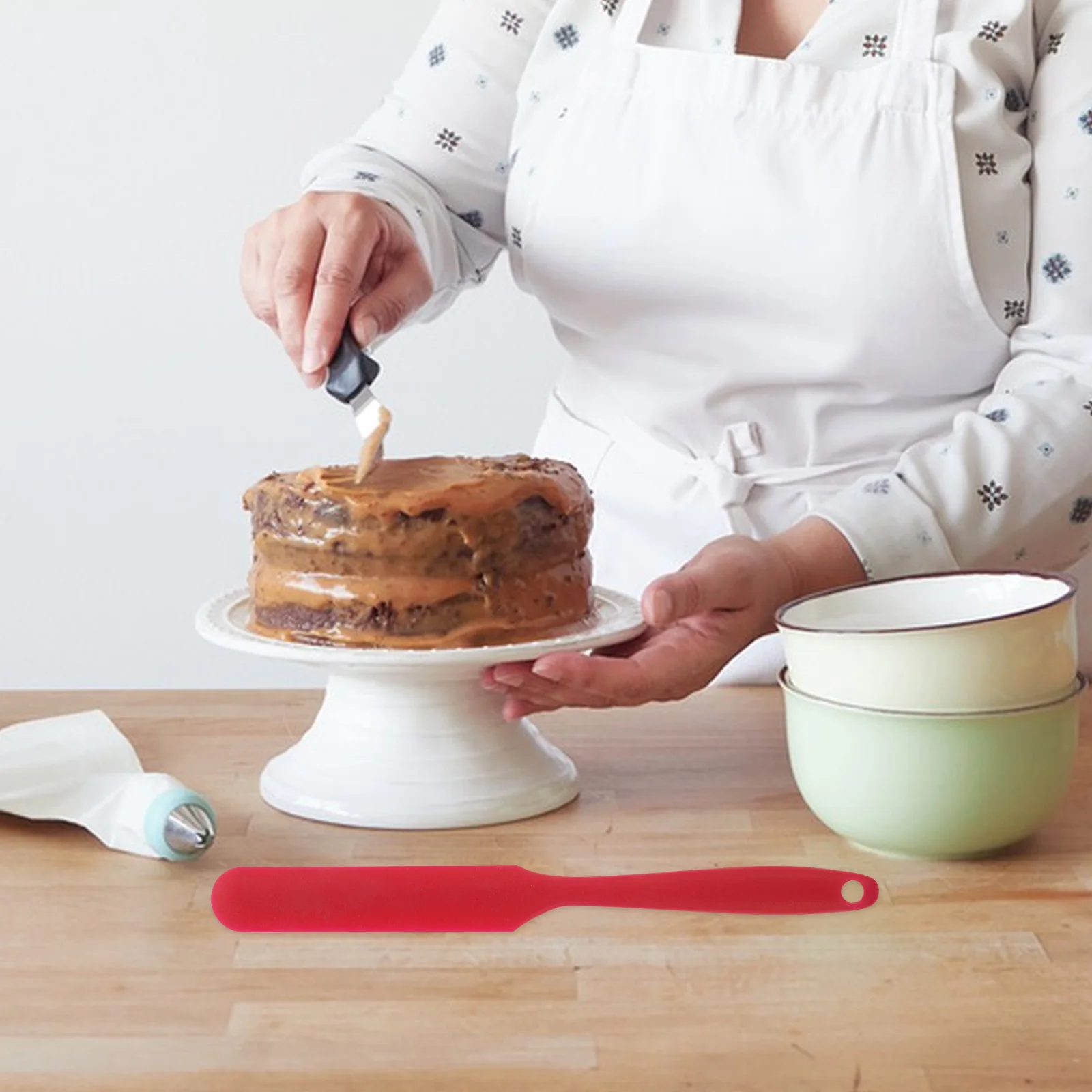 Silicone Baking Tool Cake Household Jam Spreader Butter Cheese Kitchen Scraper Seamless Design Heat Resistant Ergonomic Handle 
Silicone Baking Tool Cake Household Jam Spreader Butter Cheese Kitchen Scraper Seamless Design Heat Resistant Ergonomic Handle