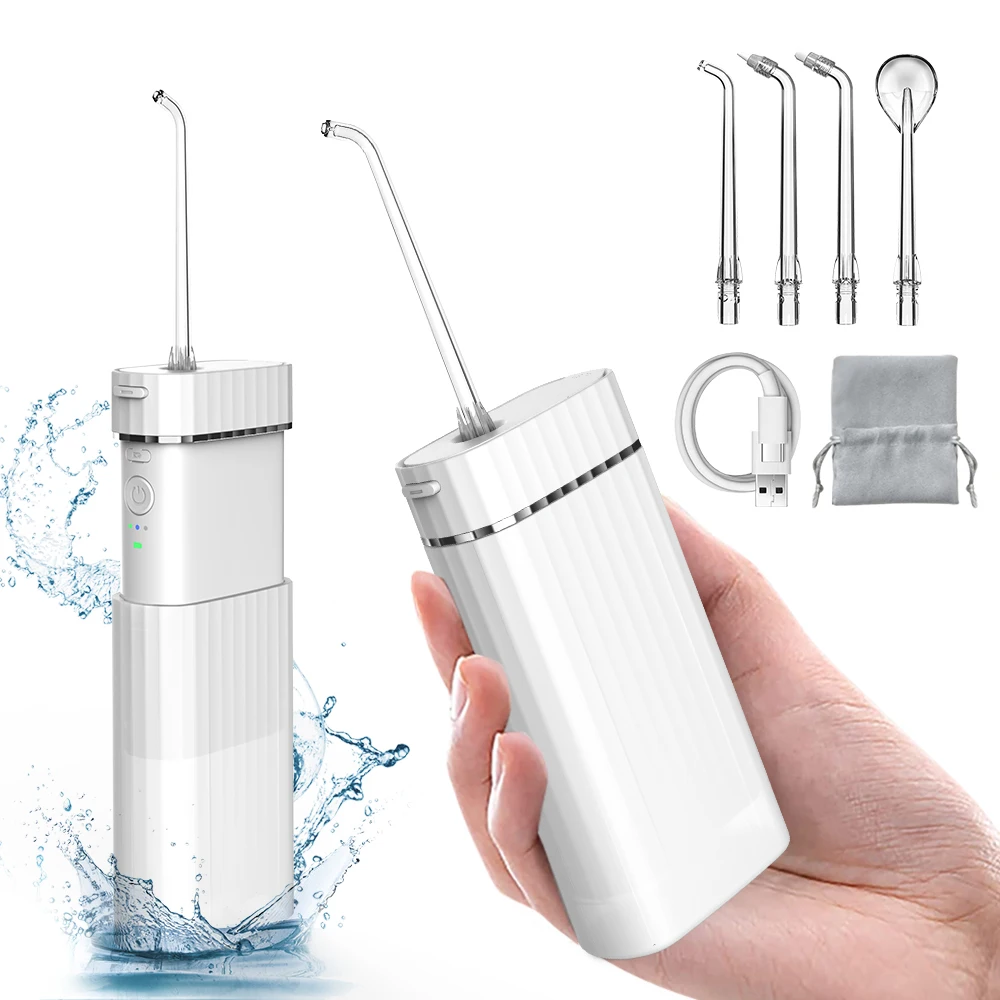 Rechargeable Portable High Pressure Oral Irrigator 140ml Capacity Tooth Flosser Water Flossers for Teeth
Rechargeable Portable High Pressure Oral Irrigator 140ml Capacity Tooth Flosser Water Flossers for Teeth