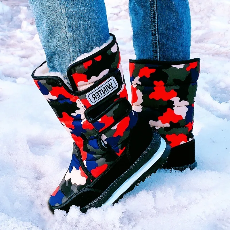 Winter large size men's shoes women's shoes thickened snow boots padded warm non-slip outdoor high-top cotton shoes
Winter large size men's shoes women's shoes thickened snow boots padded warm non-slip outdoor high-top cotton shoes