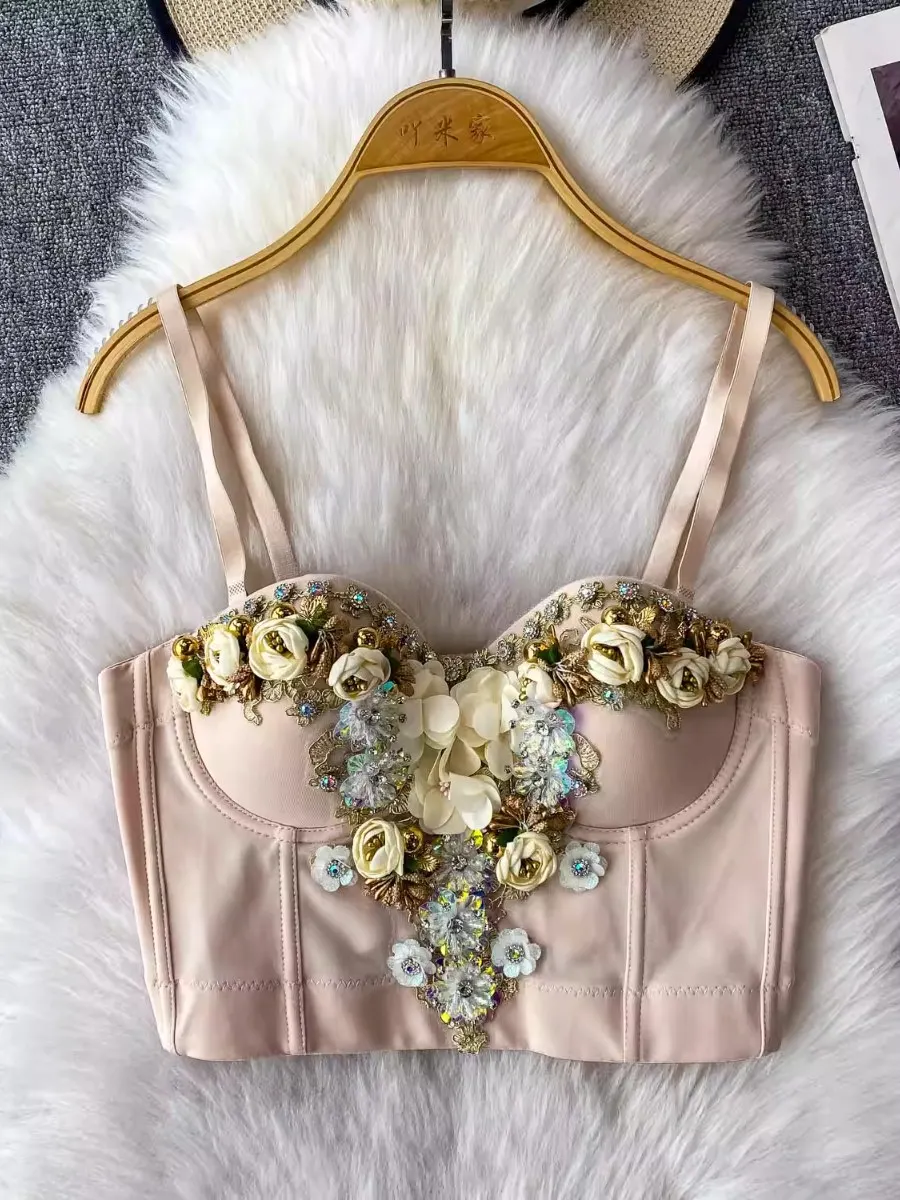 Foamlina Роскошный корсет с тяжелыми бриллиантами и 3D цветочным принтом для клубной вечеринки, сцены, новая женская верхняя одежда, тонкий укороченный топ с рыбьей косточкой
Foamlina Роскошный корсет с тяжелыми бриллиантами и 3D цветочным принтом для клубной вечеринки, сцены, новая женская верхняя одежда, тонкий укороченный топ с рыбьей косточкой