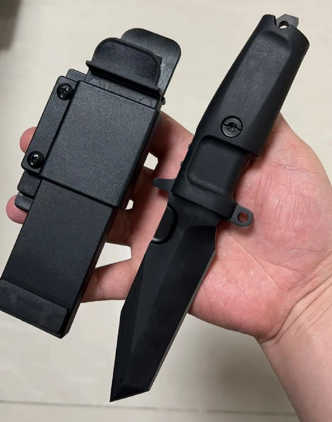 Small Exr FULCRUM C Straight Fixed Blade Knife N690 Blade TPR Rubber Handle Hunting Tactical Camping EDC Survival Tool Knives
Small Exr FULCRUM C Straight Fixed Blade Knife N690 Blade TPR Rubber Handle Hunting Tactical Camping EDC Survival Tool Knives