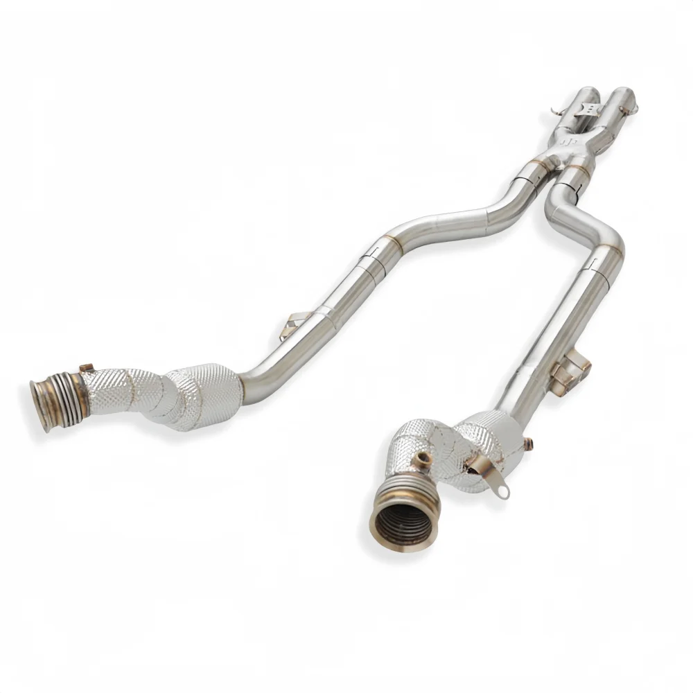 Exhaust Downpipe Header for Mercedes- CL600 5.5T C216 (2000-2013) SS304 Racing Performance Exhaust Pipes alytic Converter
Exhaust Downpipe Header for Mercedes- CL600 5.5T C216 (2000-2013) SS304 Racing Performance Exhaust Pipes alytic Converter
