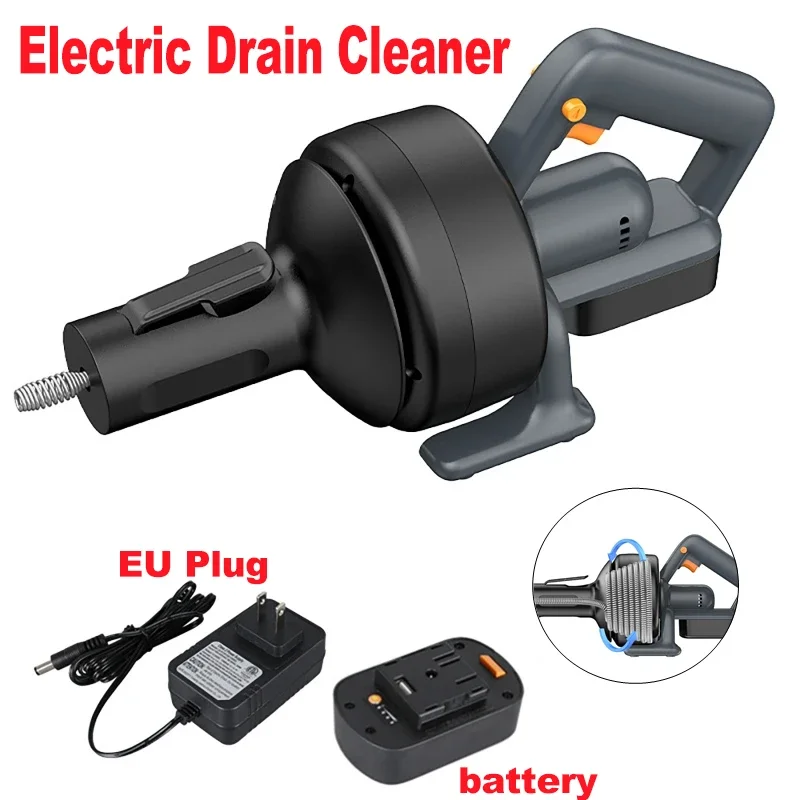 Portable Toilet Pipe Dredger Electric Sewer Pipe Dredger Lithium with 2500 mAh Battery Charger Electric Drain Auger Cleaner
Portable Toilet Pipe Dredger Electric Sewer Pipe Dredger Lithium with 2500 mAh Battery Charger Electric Drain Auger Cleaner