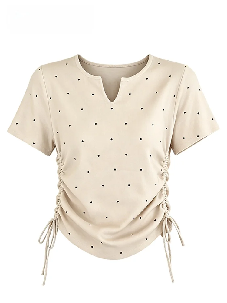 plus Size Women's Short Sleeve T-Shirt Summer New Polka Dot Design Slimming Club Big Size Fashionable Shoulder Level Top
plus Size Women's Short Sleeve T-Shirt Summer New Polka Dot Design Slimming Club Big Size Fashionable Shoulder Level Top