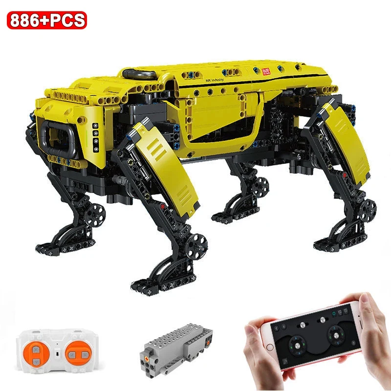 MOULD KING 15066 RC Technical Robot Toys Power Dynamics Big Dog Model AlphaDog Building Blocks Bricks Birthday Gifts
MOULD KING 15066 RC Technical Robot Toys Power Dynamics Big Dog Model AlphaDog Building Blocks Bricks Birthday Gifts
