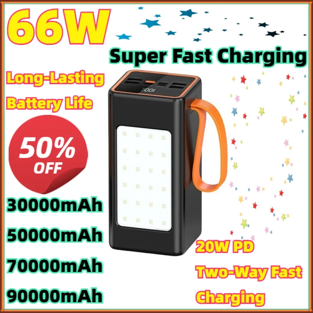 30000mAh PortableUSB C 22.5W Fast Charging External Spare Battery For IPhone Xiaomi Samsung 50000mAh Large Capacity Power Bank
30000mAh PortableUSB C 22.5W Fast Charging External Spare Battery For IPhone Xiaomi Samsung 50000mAh Large Capacity Power Bank