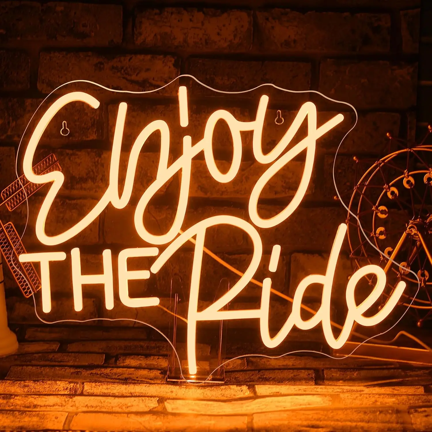 Party Neon Sign Enjoy The Ride Retro dreamy sign, high-saturation colorful, kaleidoscope
Party Neon Sign Enjoy The Ride Retro dreamy sign, high-saturation colorful, kaleidoscope