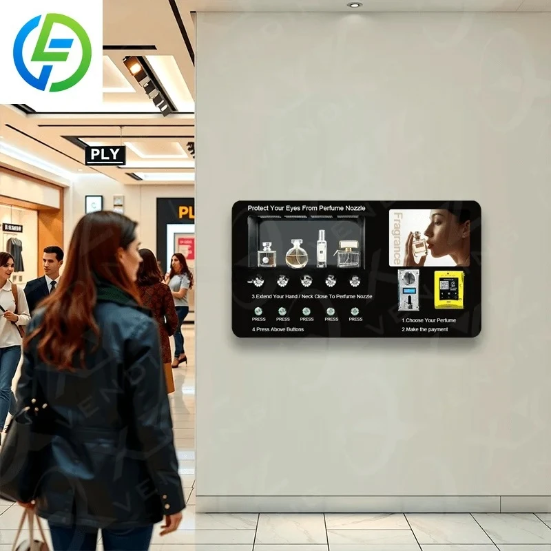 Торговый автомат для парфюмерии с сенсорным экраном, гибридный диспенсер для распыления духов, коммерческое оборудование
Торговый автомат для парфюмерии с сенсорным экраном, гибридный диспенсер для распыления духов, коммерческое оборудование