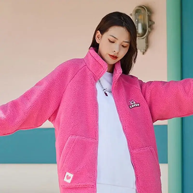Disney Lotso's new cute girls autumn and winter comfortable, soft, fashionable and versatile cartoon warm casual cotton jacket
Disney Lotso's new cute girls autumn and winter comfortable, soft, fashionable and versatile cartoon warm casual cotton jacket