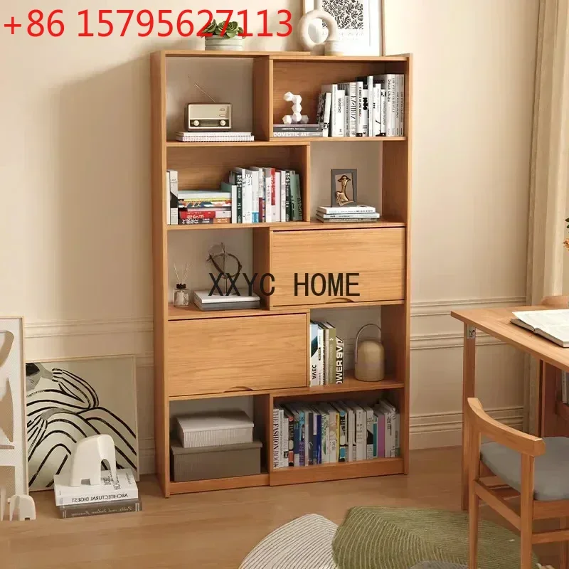 Книжный шкаф из массива дерева, выдвижной сетчатый шкаф-стеллаж, тумба для хранения, напольный книжный стеллаж для гостиной, мебель
Книжный шкаф из массива дерева, выдвижной сетчатый шкаф-стеллаж, тумба для хранения, напольный книжный стеллаж для гостиной, мебель