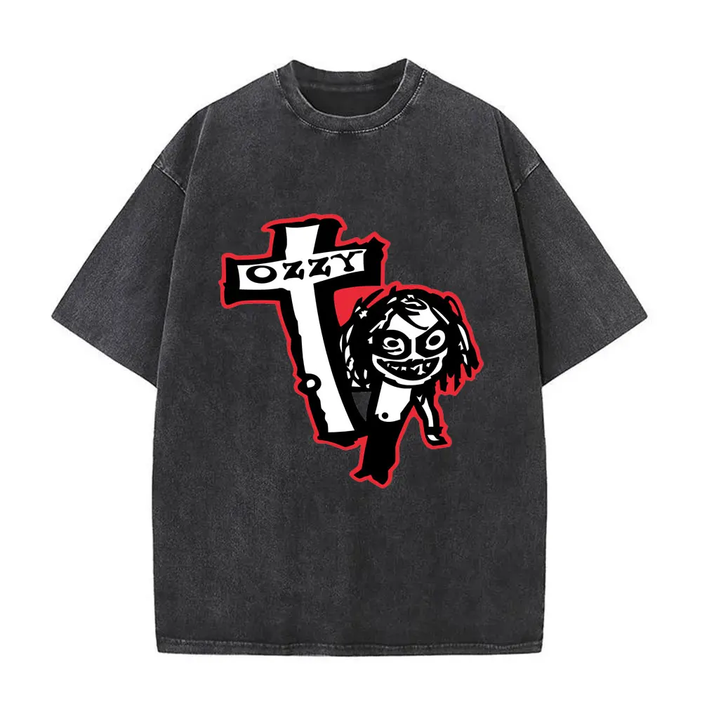 Washed Vintage Heavy Metal Rock Band Black Sabbath Tshirt Ozzy Osbourne Funny Cartoon T-shirt Men Women Casual Oversized T Shirt
Washed Vintage Heavy Metal Rock Band Black Sabbath Tshirt Ozzy Osbourne Funny Cartoon T-shirt Men Women Casual Oversized T Shirt
