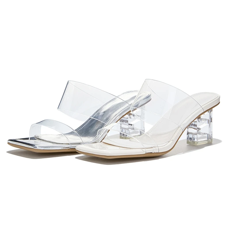 AIYUQI 2026 New Style High-Heeled Women's Slippers Transparent Sexy Crystal Slippers Women Plus Size Fashion Summer frail Shoes
AIYUQI 2026 New Style High-Heeled Women's Slippers Transparent Sexy Crystal Slippers Women Plus Size Fashion Summer frail Shoes