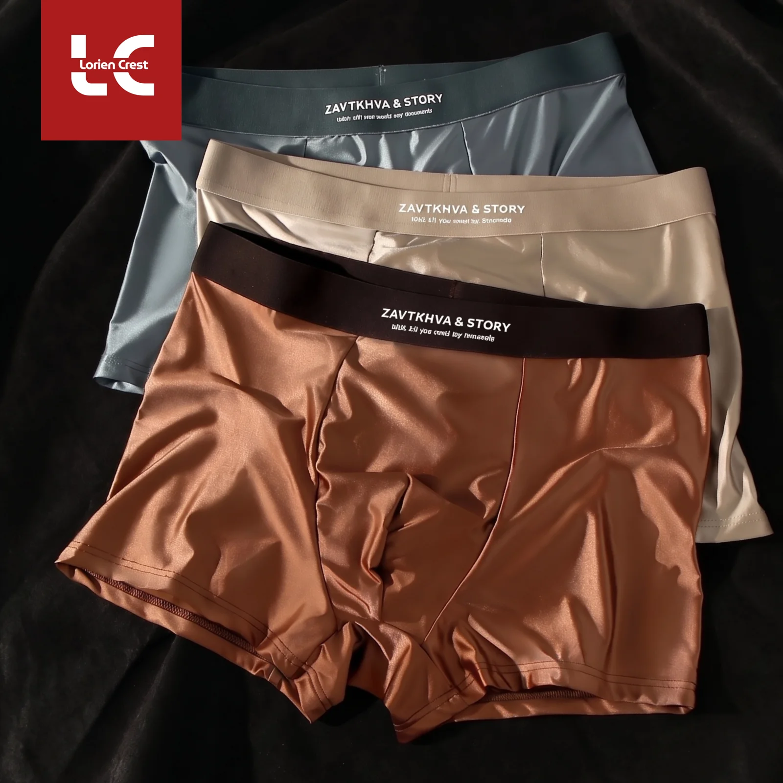 3Pcs Luxury Men's Ice Silk Boxer Briefs Summer Thin Satin-like Underwear Breathable Crotch Comfortable Male Panties
3Pcs Luxury Men's Ice Silk Boxer Briefs Summer Thin Satin-like Underwear Breathable Crotch Comfortable Male Panties