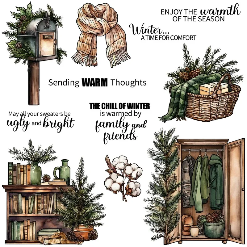 Home Furniture With Leaves Decor Clear Stamps Winter DIY Scrapbooking Supplies Silicone Stamp For Card Making Albums
Home Furniture With Leaves Decor Clear Stamps Winter DIY Scrapbooking Supplies Silicone Stamp For Card Making Albums