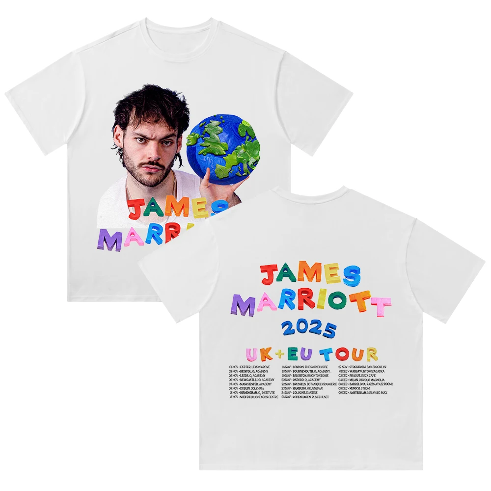 James Marriott Tour 2025 Merch T-Shirts Merch Summer Unisex Short Sleeve Tee Streetwear Cotton HipHop T-shirt 
James Marriott Tour 2025 Merch T-Shirts Merch Summer Unisex Short Sleeve Tee Streetwear Cotton HipHop T-shirt