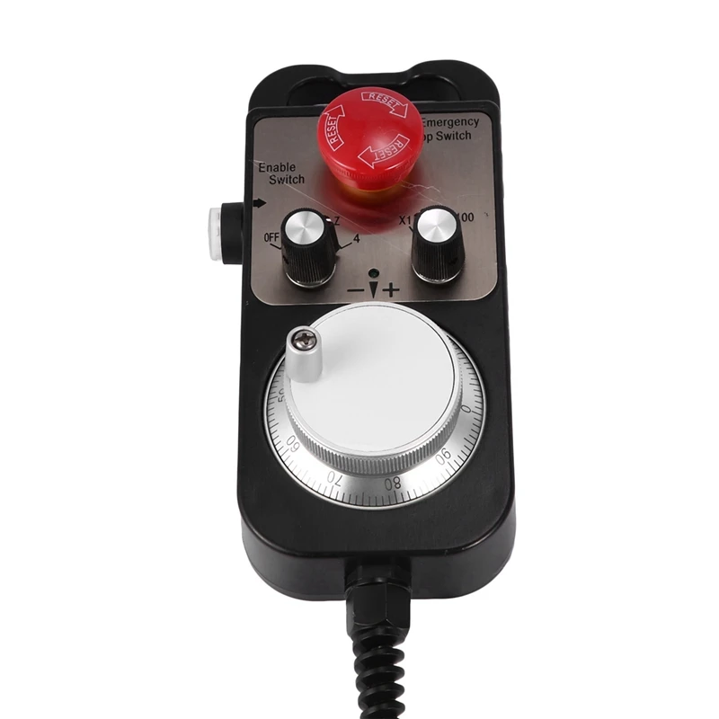 2X Universal Cnc 4 Axis Mpg Pendant Hand Wheel 100 Pulse 5V & Emergency Stop Cnc Router Handwheel 4Axis Type
2X Universal Cnc 4 Axis Mpg Pendant Hand Wheel 100 Pulse 5V & Emergency Stop Cnc Router Handwheel 4Axis Type