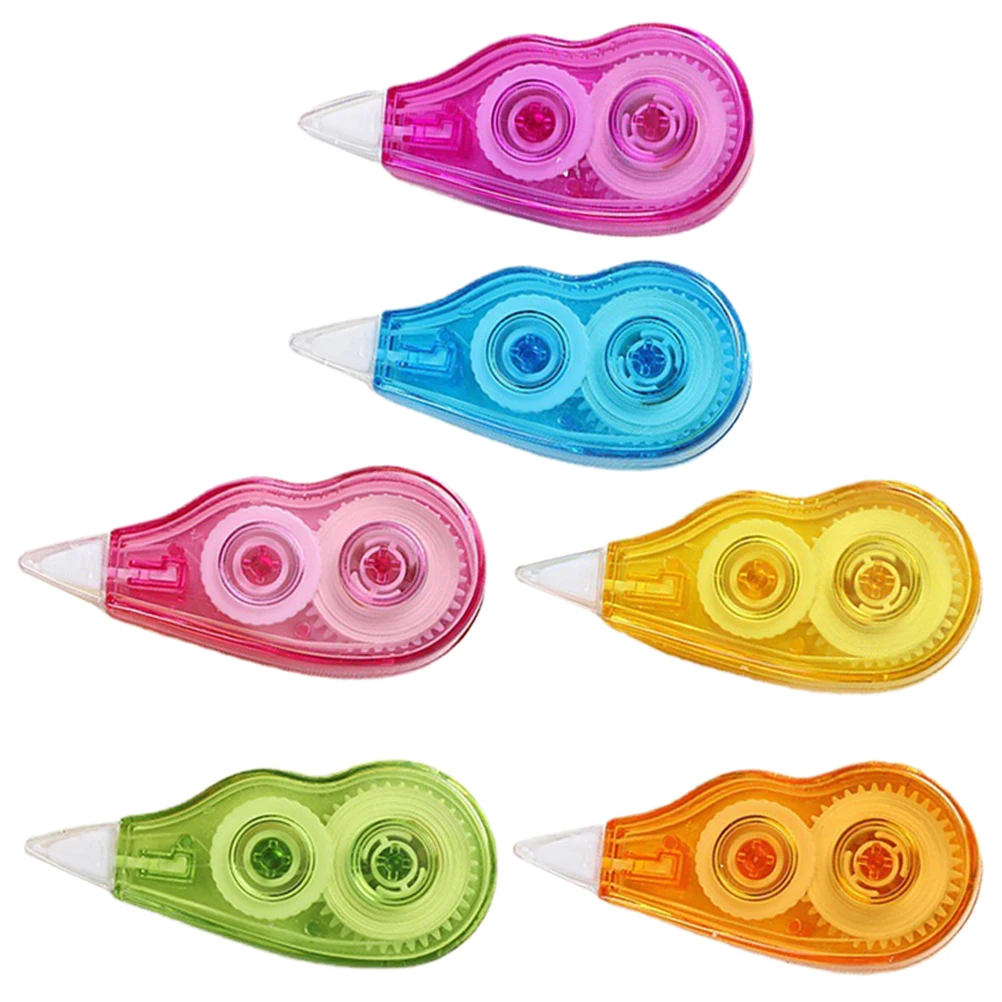 6pcs Correction Tape Stationery 12m Large Capacity Tape Random Office Supplies Writing Accessories
6pcs Correction Tape Stationery 12m Large Capacity Tape Random Office Supplies Writing Accessories