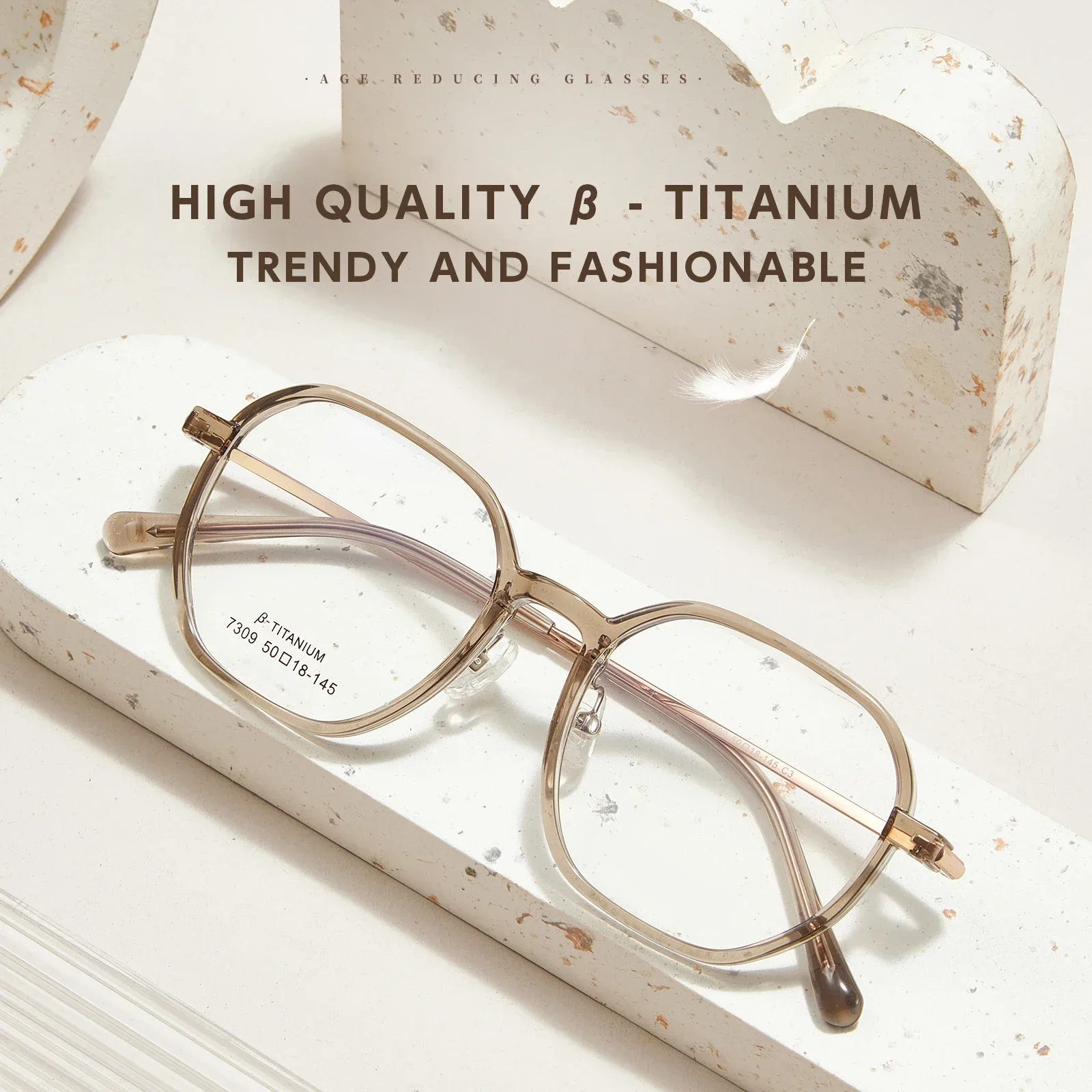 ENTITY Retro Polygon High-end Brand Acetate Eyewear Pure Titanium Optical Prescription Eyeglasses Frame Men and Women
ENTITY Retro Polygon High-end Brand Acetate Eyewear Pure Titanium Optical Prescription Eyeglasses Frame Men and Women