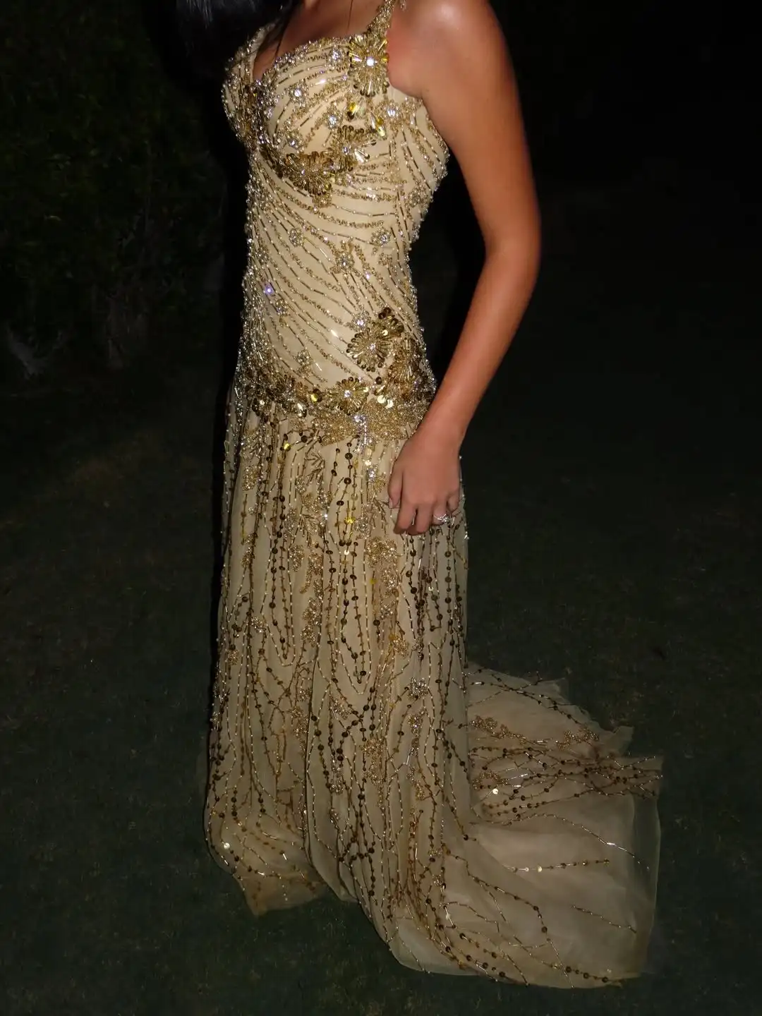 Luxury Fashion Trend Mermaid Spaghetti Strap Sequin Bead Crystal Floral Mesh Floor Length Slim Fitting Evening Prom Party Dress
Luxury Fashion Trend Mermaid Spaghetti Strap Sequin Bead Crystal Floral Mesh Floor Length Slim Fitting Evening Prom Party Dress