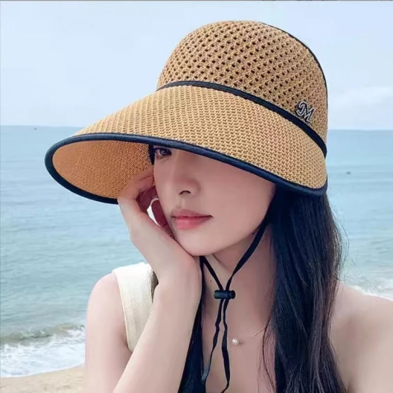2 PCS Thin Breathable Hollow Sun Hat Women's Summer Wide Brim Visor Cap Hollow Top UV Protection Hat for Mom Outdoor
2 PCS Thin Breathable Hollow Sun Hat Women's Summer Wide Brim Visor Cap Hollow Top UV Protection Hat for Mom Outdoor