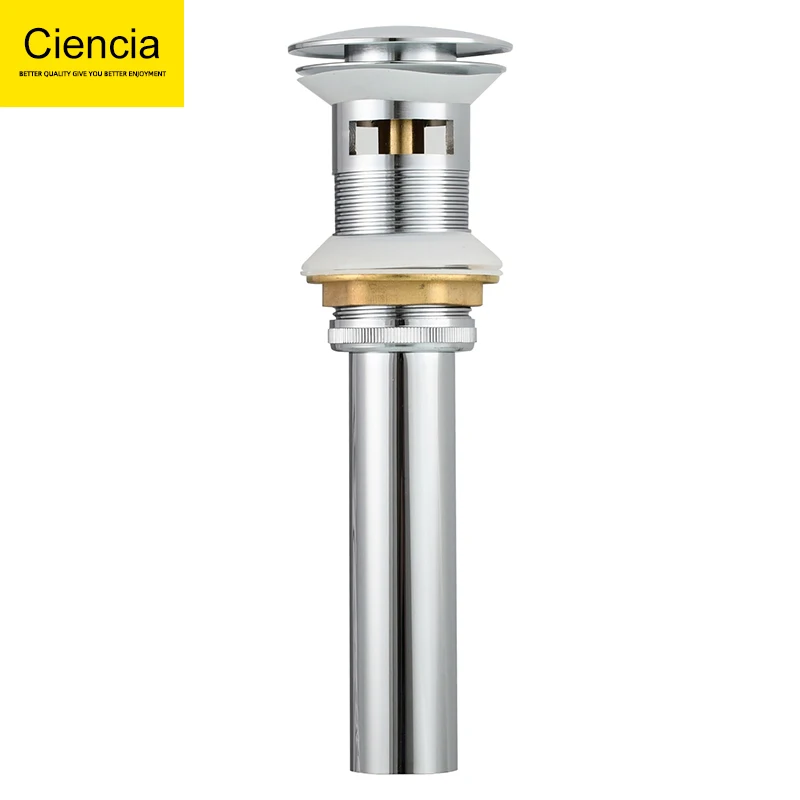 Ciencia Brass Chrome Bathroom basin waste With overflow hole No overflow hole waste Pop Up Waste Vanity Vessel Sink Drain
Ciencia Brass Chrome Bathroom basin waste With overflow hole No overflow hole waste Pop Up Waste Vanity Vessel Sink Drain