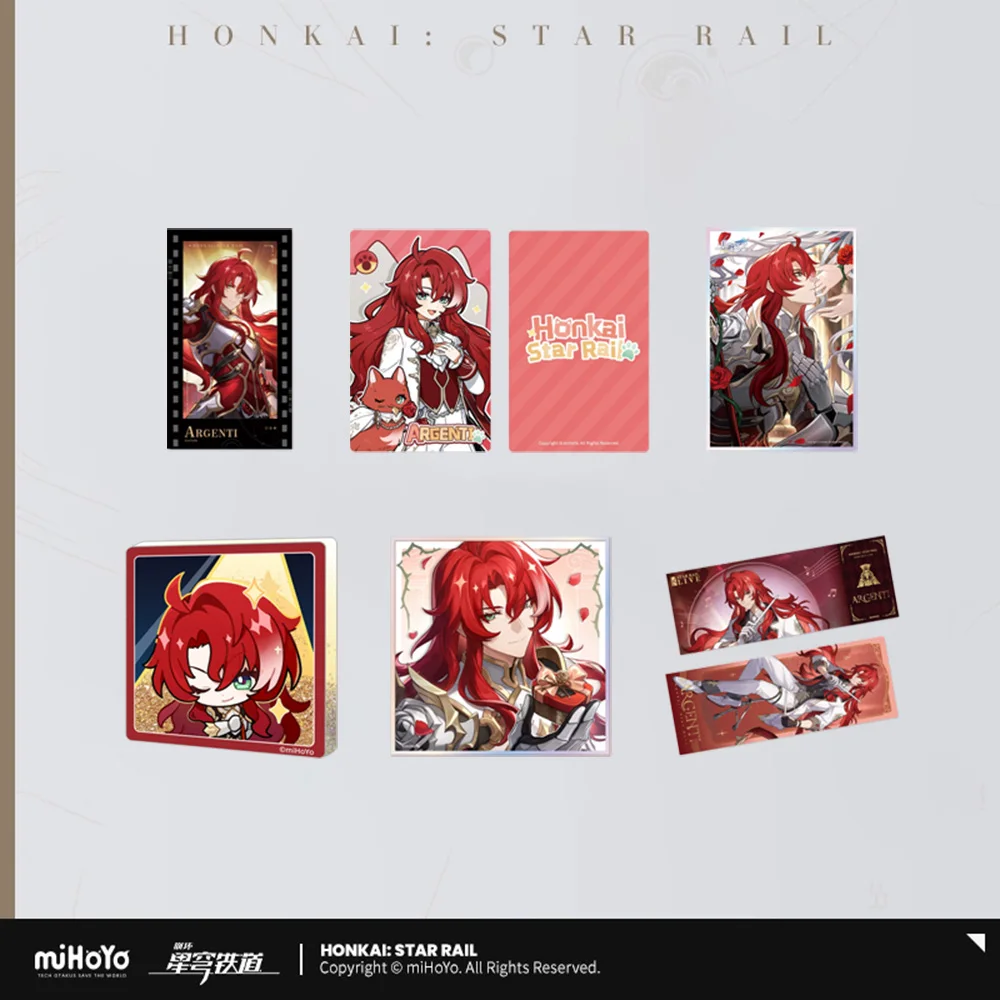Официальный товар Sunsyea Honkai Star Rail от miHoYo Argenti, брошь для билетной карты, цветная доска, кукла, аниме, наклейка на холодильник, коллекция
Официальный товар Sunsyea Honkai Star Rail от miHoYo Argenti, брошь для билетной карты, цветная доска, кукла, аниме, наклейка на холодильник, коллекция