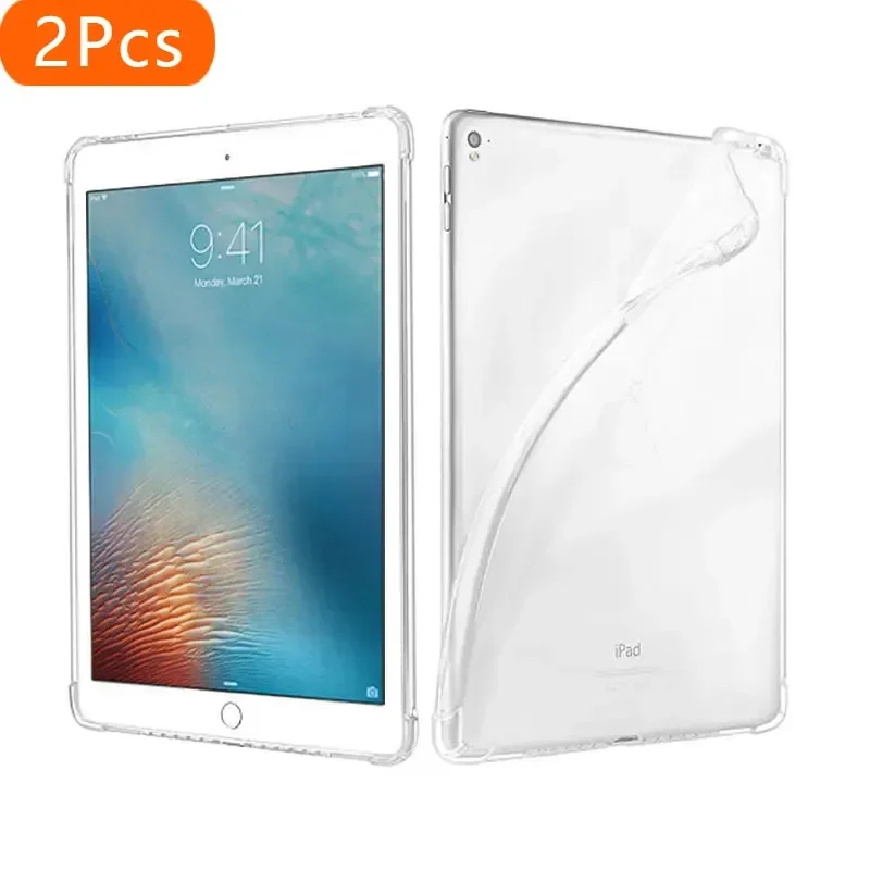 Противоударный чехол для Apple iPad Pro 9,7 дюйма, 2 шт., 2016 A1673 A1674 A1675, прозрачный мягкий чехол из ТПУ для планшета, прозрачная тонкая силиконовая подушка безопасности
Противоударный чехол для Apple iPad Pro 9,7 дюйма, 2 шт., 2016 A1673 A1674 A1675, прозрачный мягкий чехол из ТПУ для планшета, прозрачная тонкая силиконовая подушка безопасности