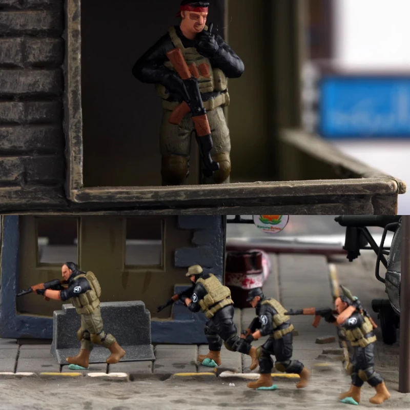 1:72 Scale Resin Model Iraqi Mosul Police 5-Man Soldier Action Figure Toy Scene Accessories Doll Display
1:72 Scale Resin Model Iraqi Mosul Police 5-Man Soldier Action Figure Toy Scene Accessories Doll Display