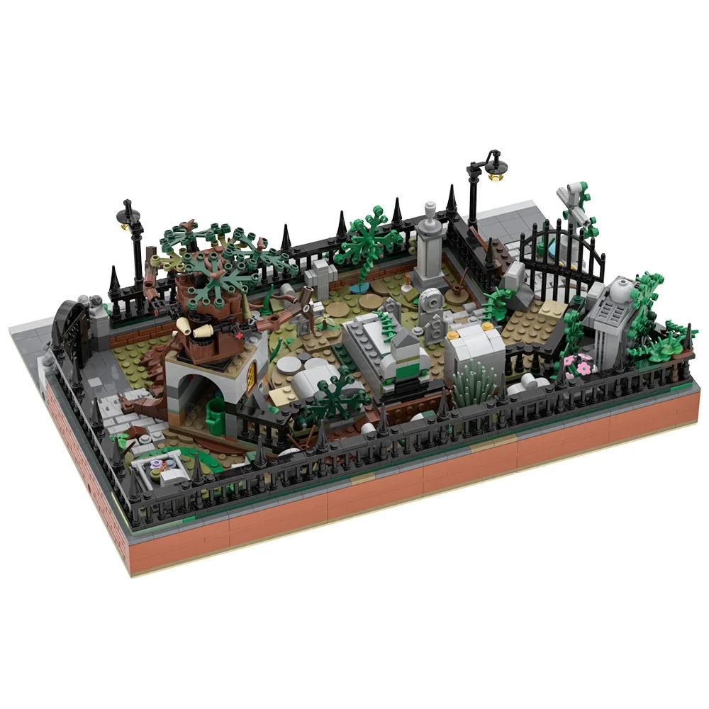 Gorbricks MOC Modular Graveyard MOC and Hidden Side 70420 set stand Building Blocks Toys Gift
Gorbricks MOC Modular Graveyard MOC and Hidden Side 70420 set stand Building Blocks Toys Gift