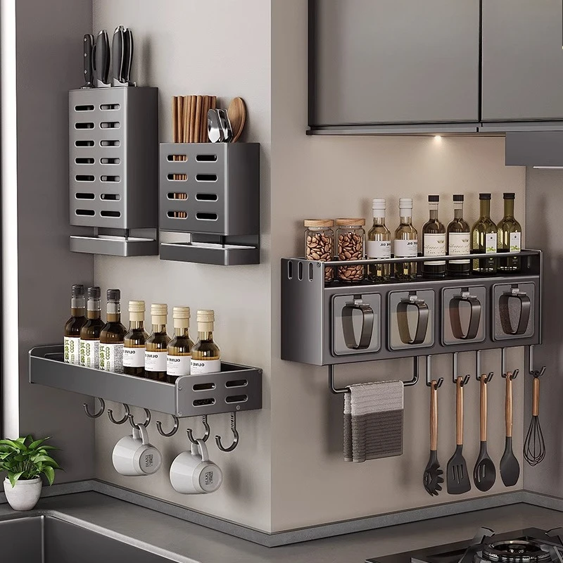 Quality kitchen seasoning rack seasoning tank storage box wall hanging multi-functional seasoning bottle household storage rack
Quality kitchen seasoning rack seasoning tank storage box wall hanging multi-functional seasoning bottle household storage rack