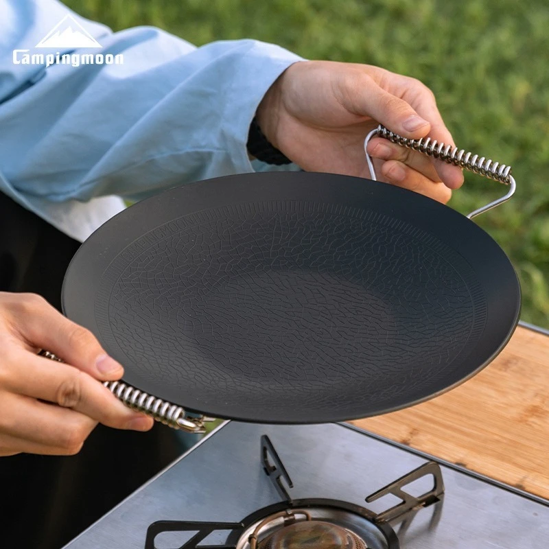 CAMPINGMOON GRW-27 non stick baking tray, crushed stone small frying pan, kitchen cooking foldable barbecue plate
CAMPINGMOON GRW-27 non stick baking tray, crushed stone small frying pan, kitchen cooking foldable barbecue plate