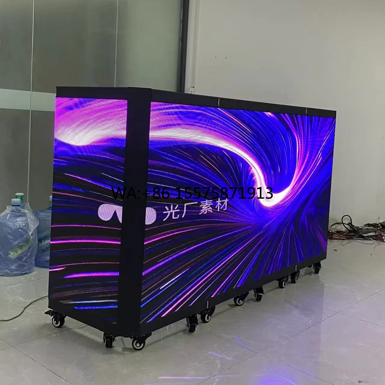Indoor GOB Coated P2.6 Waterproof Impact-Resistant 4/6/8 Foldable Mobile Design DJ Booth with LED Display Screen
Indoor GOB Coated P2.6 Waterproof Impact-Resistant 4/6/8 Foldable Mobile Design DJ Booth with LED Display Screen