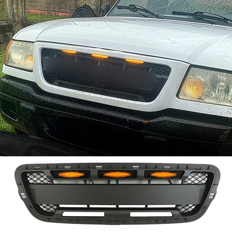 Front Bumper Grill With Led Lights Auto Parts Grille Modification Accessories Fit For 2001-2003 Ford Ranger Radiator Grille
Front Bumper Grill With Led Lights Auto Parts Grille Modification Accessories Fit For 2001-2003 Ford Ranger Radiator Grille