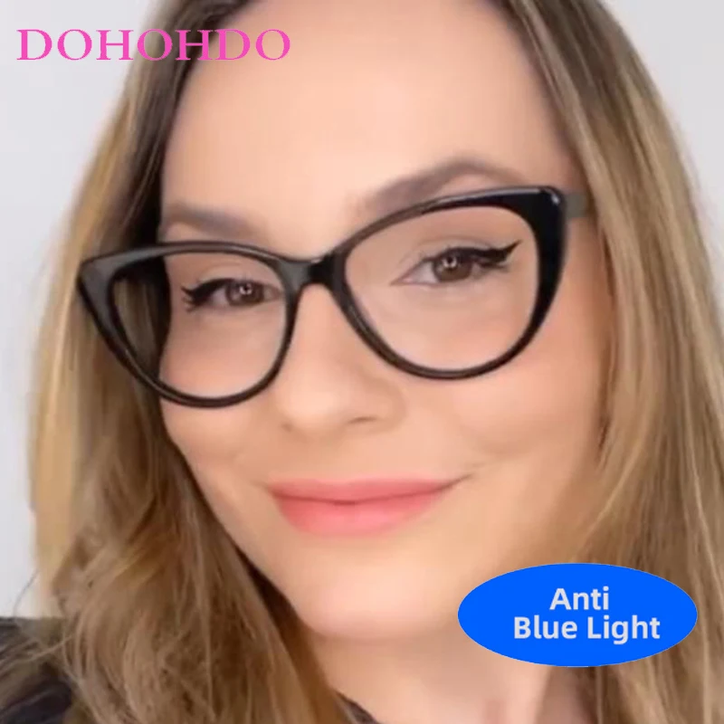 Vintage Trendy Brand Designer Cat Eye Anti-Blue Light Women Glasses Fashion Luxury Eyeglasses For Men Computer Glasses Unisex
Vintage Trendy Brand Designer Cat Eye Anti-Blue Light Women Glasses Fashion Luxury Eyeglasses For Men Computer Glasses Unisex