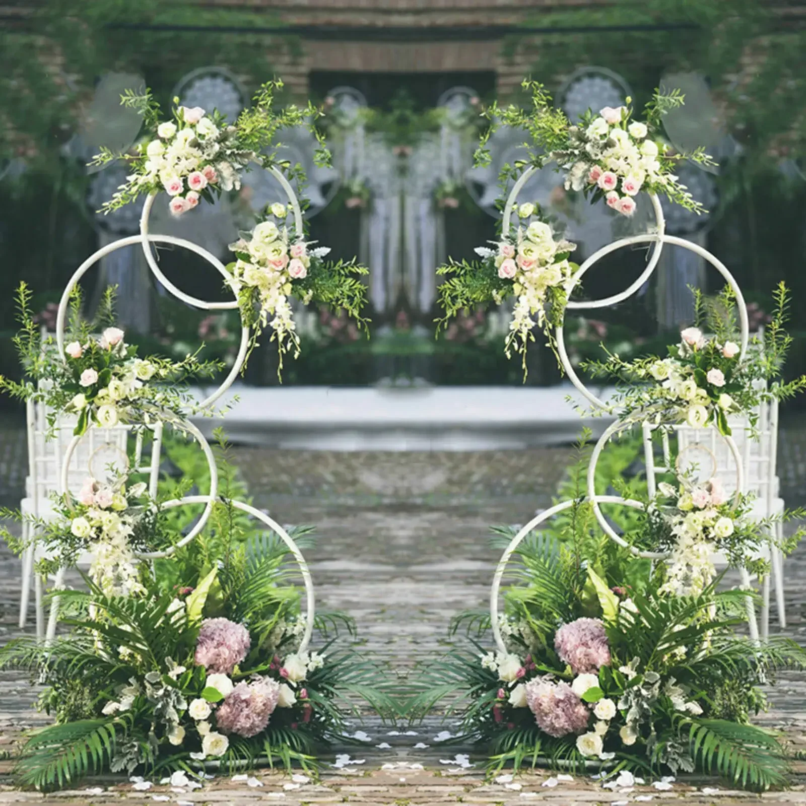 z Wedding Flower Display Frame Round Arch White Metal Circle Backdrop Stand Party Wedding Ceremony
z Wedding Flower Display Frame Round Arch White Metal Circle Backdrop Stand Party Wedding Ceremony