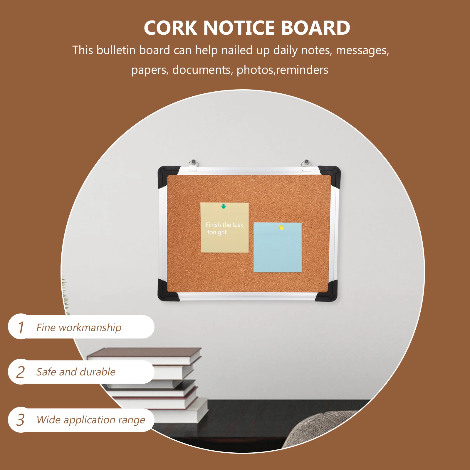 Small 16x12 Bulletin Boards Wall Mount Cork Board Notice Bulletin Pin Board for Dorm Office Desk Walls Classroom Display
Small 16x12 Bulletin Boards Wall Mount Cork Board Notice Bulletin Pin Board for Dorm Office Desk Walls Classroom Display
