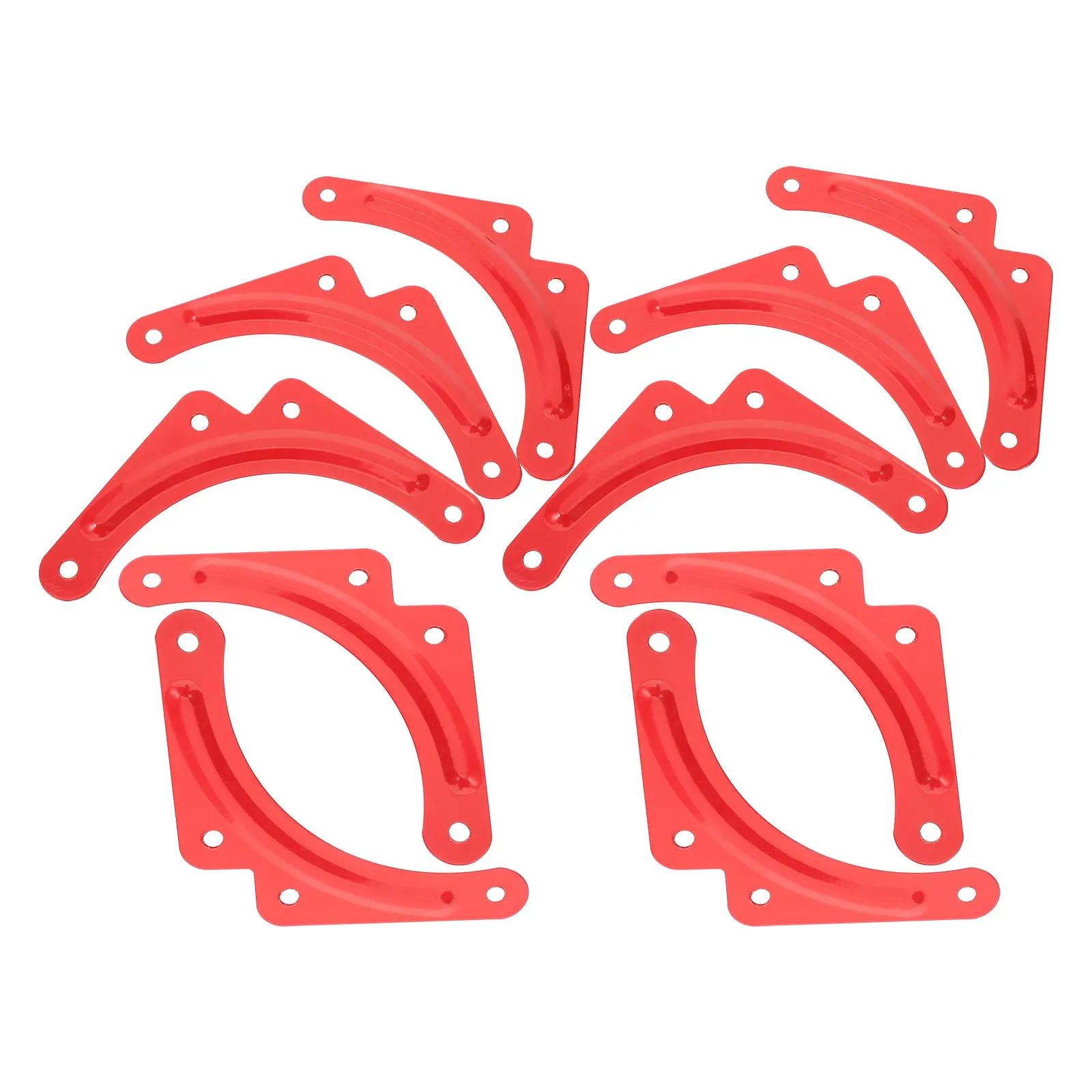 10Pcs Aluminum Alloy Ladder Reinforcement Plate Heavy Duty Step Ladder Corner Bracket Red Thick Stability Support for DIY
10Pcs Aluminum Alloy Ladder Reinforcement Plate Heavy Duty Step Ladder Corner Bracket Red Thick Stability Support for DIY