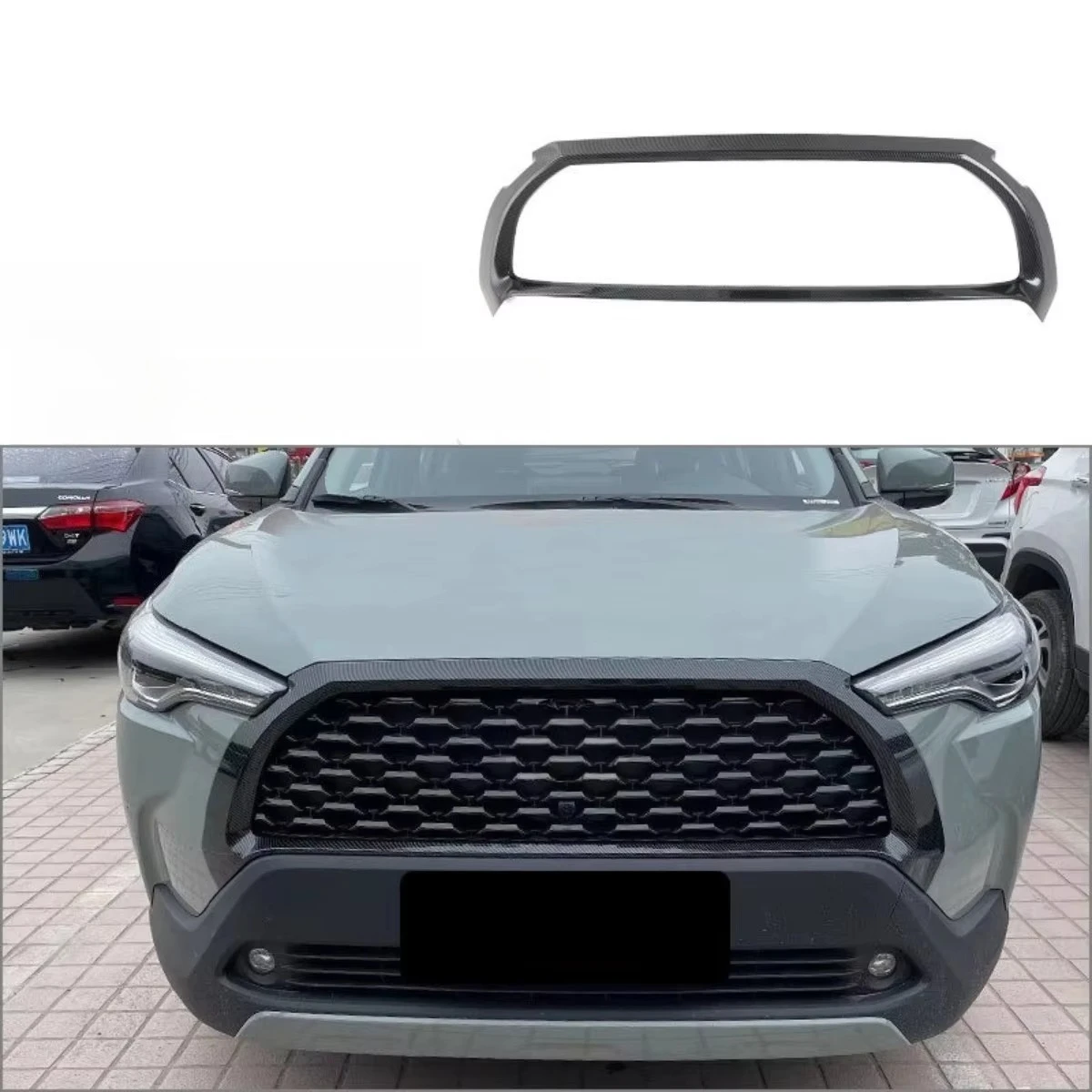 For Toyota Corolla Cross/Frontlander 2022-2026 Car Bumper Grill Decorative Cover Strip Racing Grille Body Kit Front Bumper Grill
For Toyota Corolla Cross/Frontlander 2022-2026 Car Bumper Grill Decorative Cover Strip Racing Grille Body Kit Front Bumper Grill