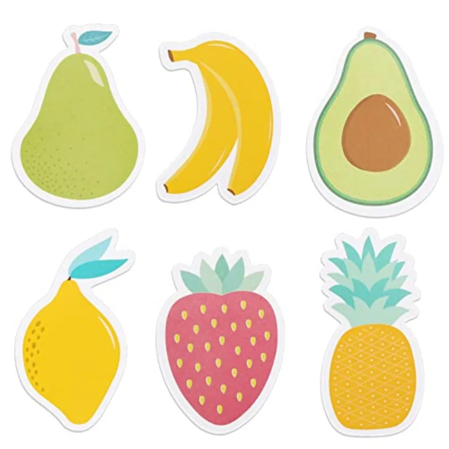 Cute Fruit Sticky Notes, 6 Pack Large Fruit Cartoon Sticky Notes Fruit Shape Markers Flags Cartoon Large Self-Stick Memo Pads S
Cute Fruit Sticky Notes, 6 Pack Large Fruit Cartoon Sticky Notes Fruit Shape Markers Flags Cartoon Large Self-Stick Memo Pads S