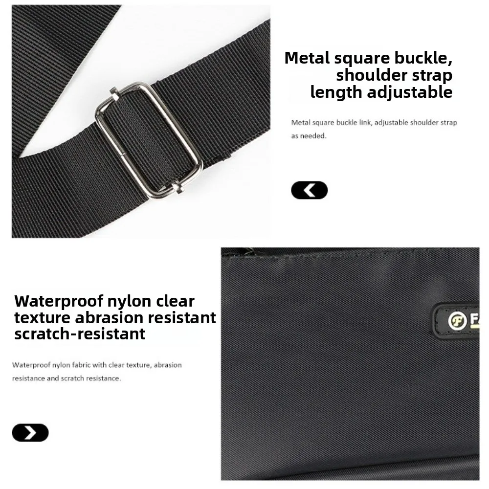 Однотонная мужская сумка через плечо, легкая, вместительная, деловая, с несколькими карманами, многофункциональная, маленькая квадратная сумка
Однотонная мужская сумка через плечо, легкая, вместительная, деловая, с несколькими карманами, многофункциональная, маленькая квадратная сумка