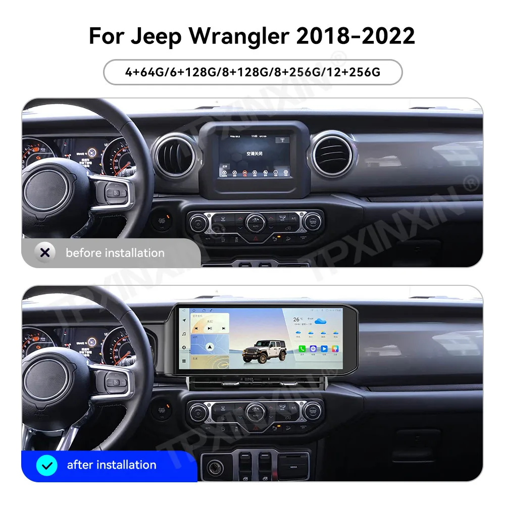 15 Inch Android 13 For Jeep Wrangler 2018~2022 Automotive Multimedia Radio Stereo GPS Car Intelligent System player Head Unit
15 Inch Android 13 For Jeep Wrangler 2018~2022 Automotive Multimedia Radio Stereo GPS Car Intelligent System player Head Unit