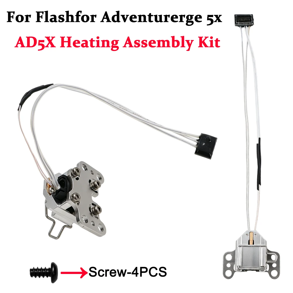 For Ad5x Hotend Heating Assembly for Flashforge AD5X HotEnd Heating Component with Heater Cartridge Thermistor Extruder Prints
For Ad5x Hotend Heating Assembly for Flashforge AD5X HotEnd Heating Component with Heater Cartridge Thermistor Extruder Prints